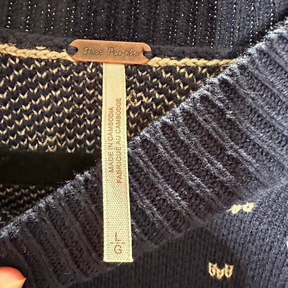 Free People Easy Street Cropped Sweater - Picture 3 of 4